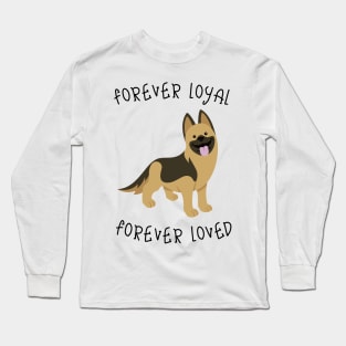 German Shepherd Forever Loved Long Sleeve T-Shirt